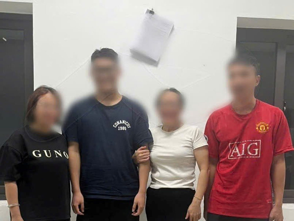 H.M.K đã trở về cùng gia đình sau khi được Công an tuyên truyền. Ảnh: Công an Hải Phòng