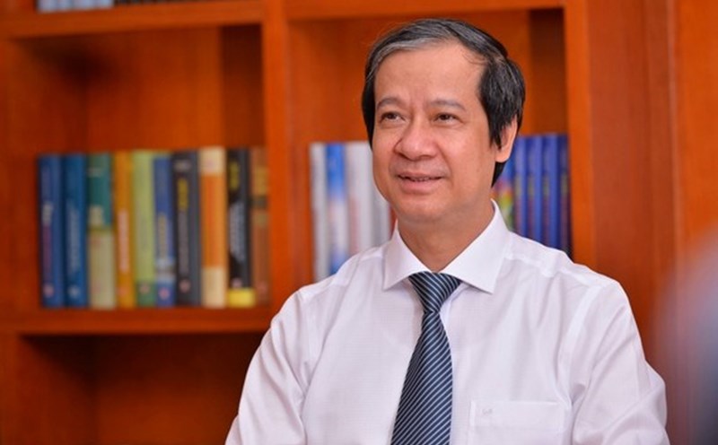 Minister of Education and Training Nguyen Kim Son. Photo: The Dai