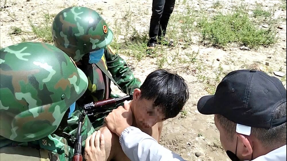 Imprisoned for drug trafficking, just released from prison, he was arrested for following the old path. Photo: H. Nguyen