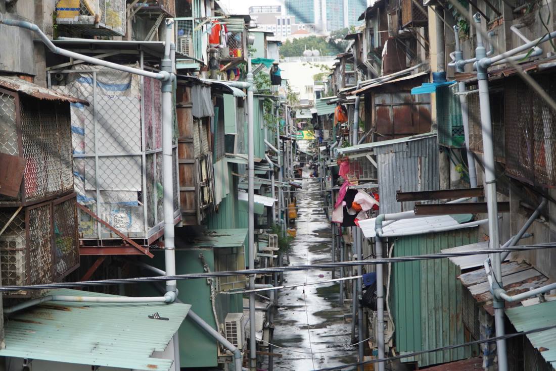 Ho Chi Minh City is speeding up the renovation of old apartment buildings in the area. Photo: Chan Phuc