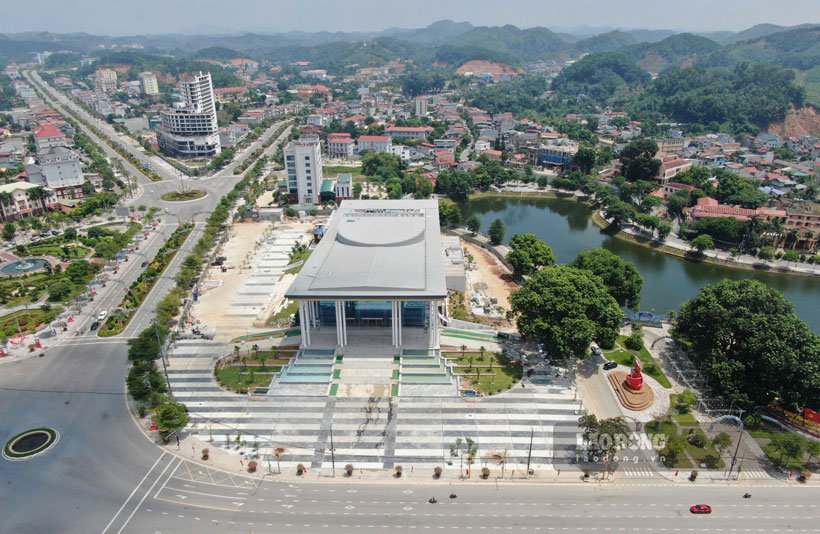 Du an Trung tam Hoi nghi tinh Lao Cai nam o khu vuc trung tam, tong dien tich dat khoang 2,6ha. Anh: Van Duc