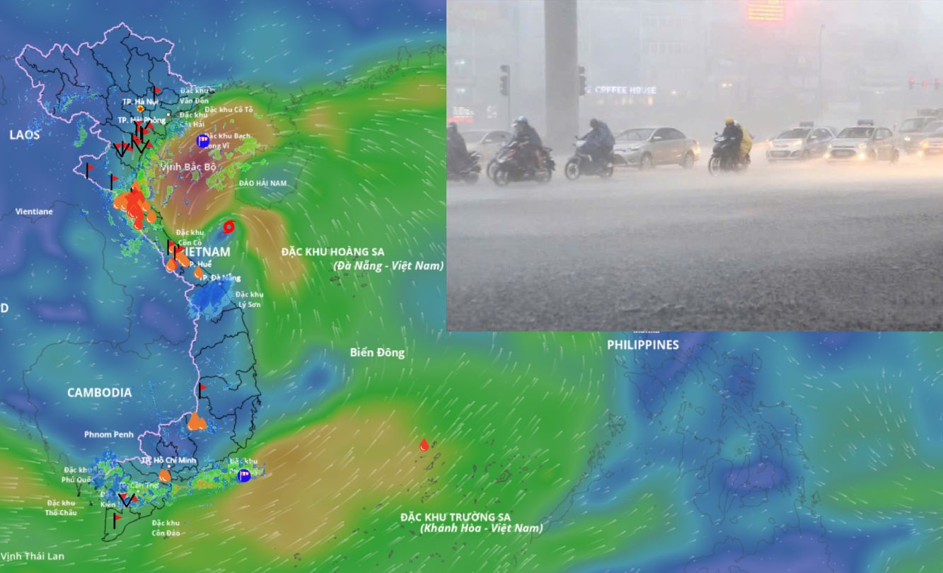 Forecast of the number of storms and tropical depressions likely to make landfall in Vietnam in September