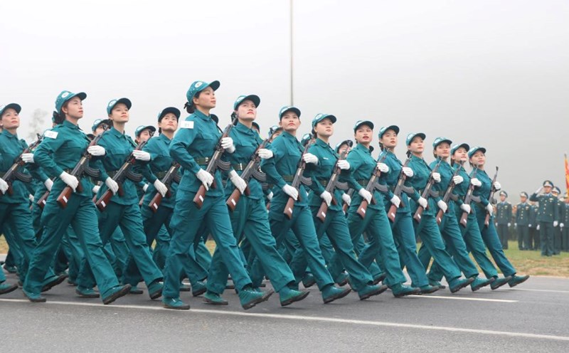 El Ministerio de Defensa ha emitido un documento unificado sobre la organizacion y construccion de fuerzas y regimenes y politicas para el Ejercito Popular de Autodefensa. Foto: Ai Van