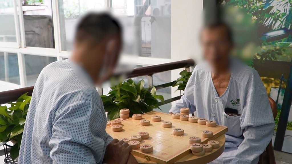 Patients are relaxed and entertained while being treated at the hospital