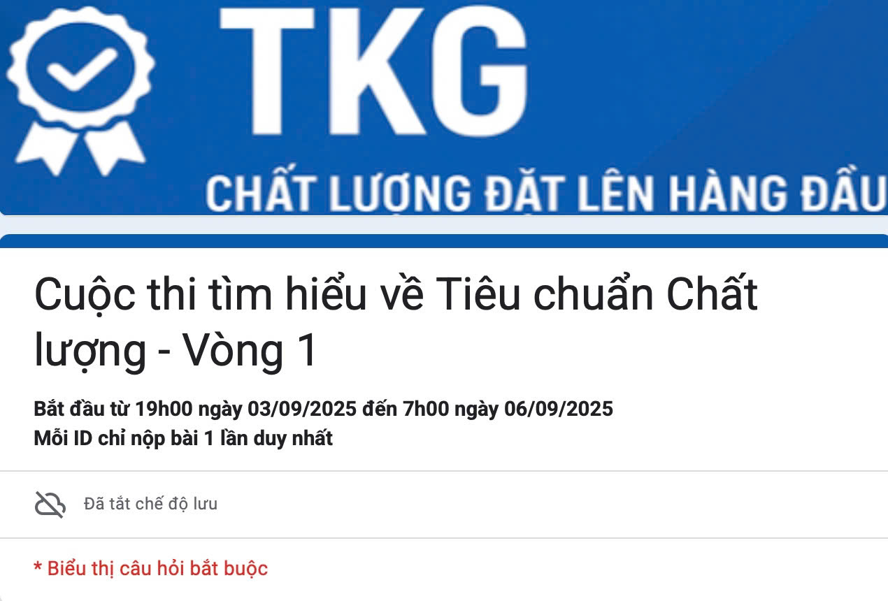 La societe par actions TKG TaeKwang Vina organise un concours en ligne sur le theme de la comprehension des normes de qualite pour les employes. Photo : Syndicat de la societe