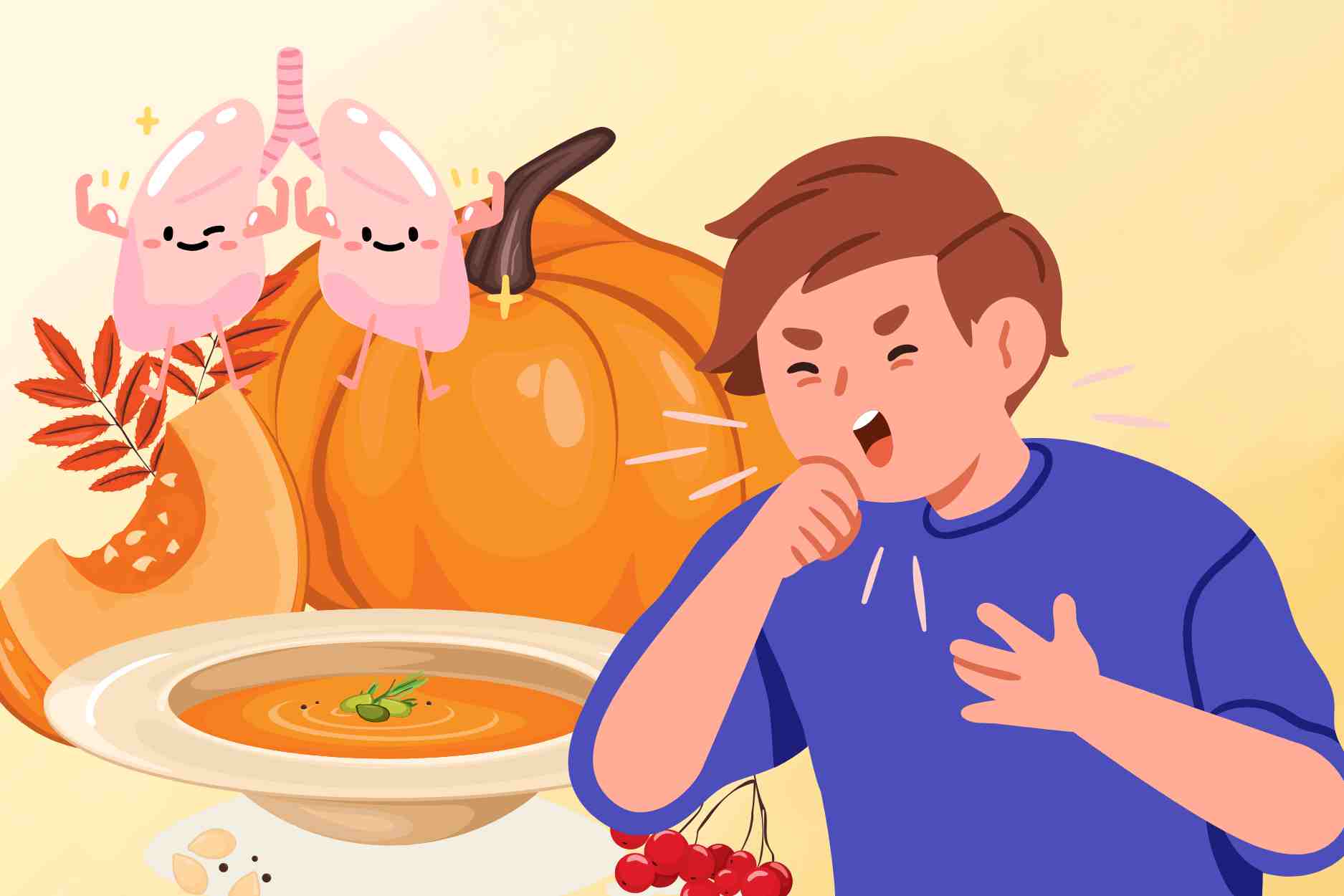 3 rustic dishes that help reduce cough and lung disease