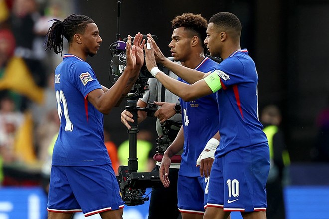 The French team travels to Ukraine's field in the 2026 World Cup qualifiers. Photo: AFP