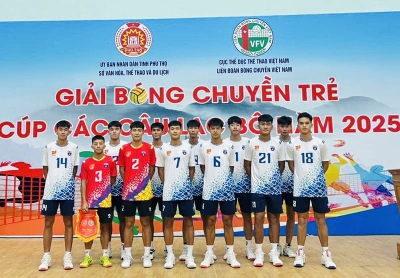 The Cong Tan Cang volleyball team has a schedule to compete in the quarter-finals of the tournament. Photo: The Cong TC