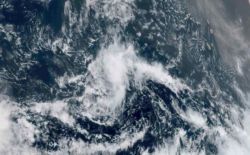 The Invest 91-L depression has the potential to develop into storm Gabrielle. Photo: NOAA