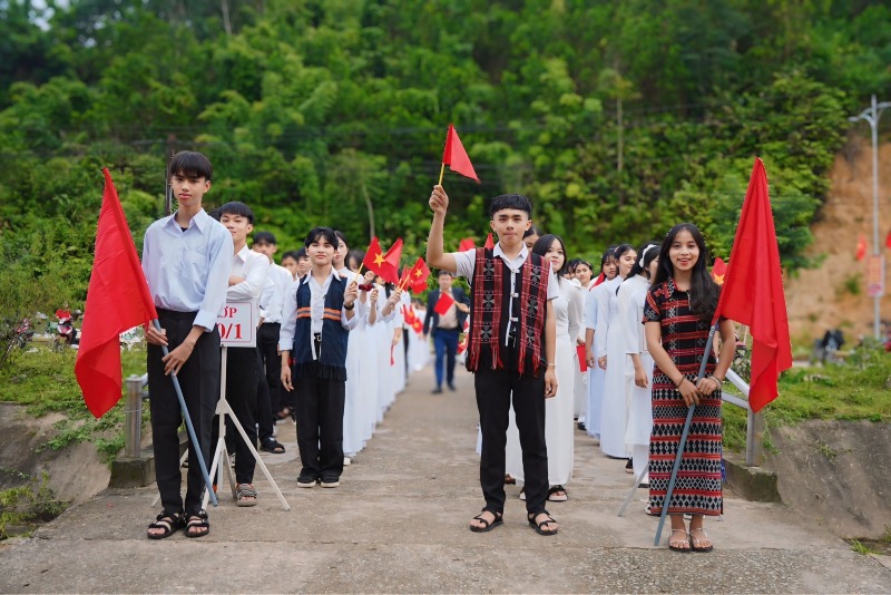 Nam hoc 2024 - 2025, TP.Da Nang co 971 truong cong lap va 212 truong ngoai cong lap voi 21.920 lop va 670.744 hoc sinh. Anh: Ngo Hoa