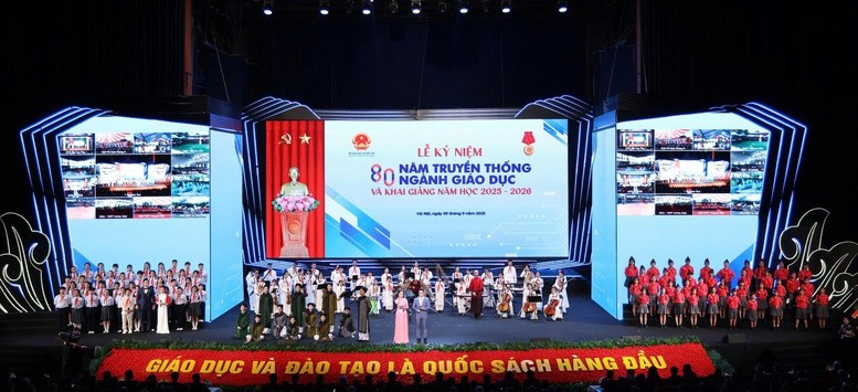 Le ky niem 80 nam truyen thong nganh Giao duc va khai giang nam hoc 2025-2026 do Bo GDDT to chuc sang nay, 5.9