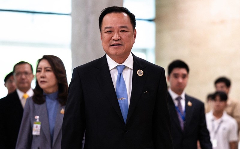 Mr. Anutin Charnvirakul - leader of Bhumjaithai Party, a strong candidate for the Thai Prime Minister's seat - will return to the National Assembly on September 5, 2025. Photo: AFP