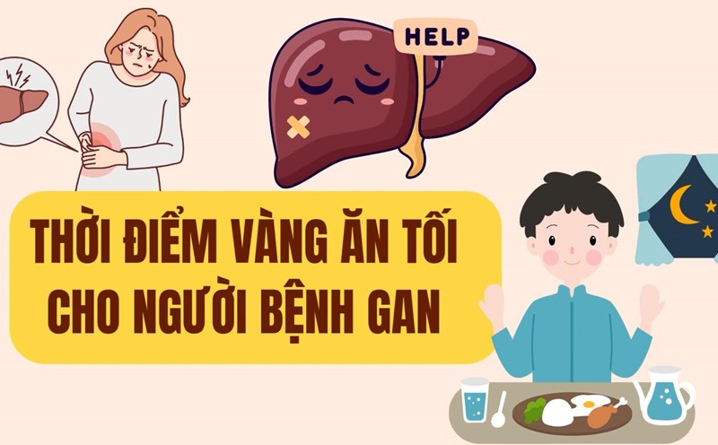 The golden time for dinner for people with liver disease
