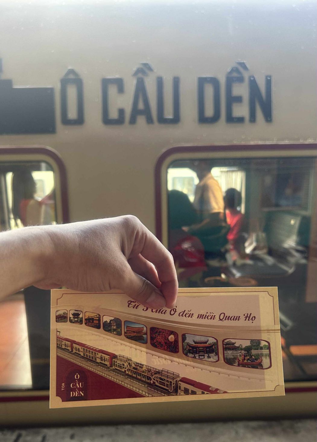 Tam ve day net hoai niem cua doan tau di san. Anh: Thanh Tu