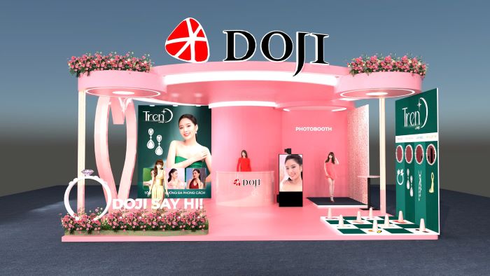 Nguoi tham du co co hoi tham gia cac hoat dong tuong tac hap dan tai khu vuc cua DOJI. Anh DOJI
