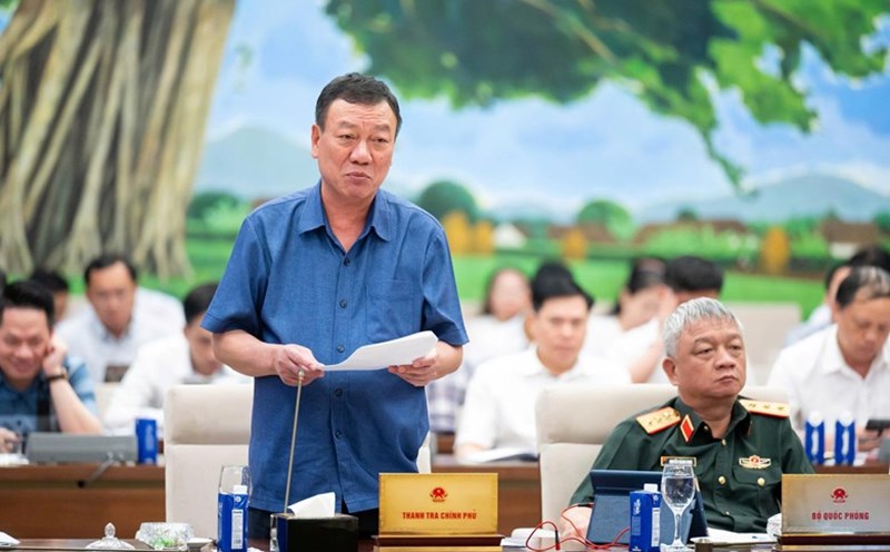 Government Inspector General Doan Hong Phong said that through inspection work, it has recommended handling thousands of corrupt and wasteful groups and individuals. Photo: Quochoi.vn