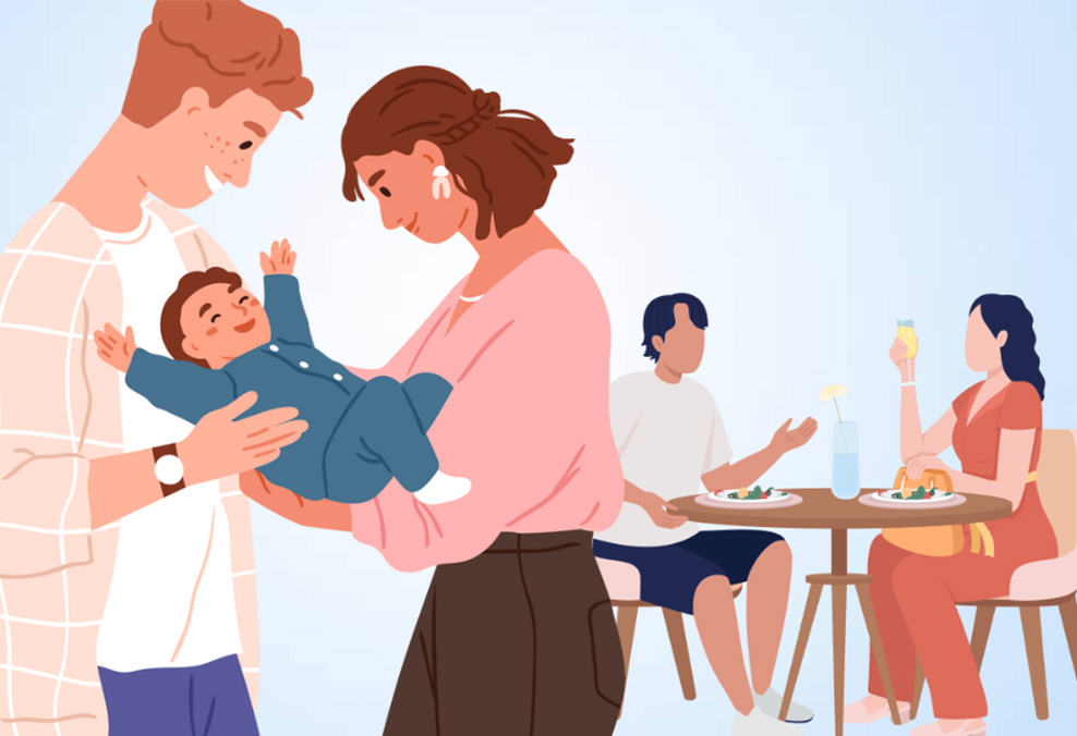 How to increase intimacy after becoming parents. Graphics: Thien Nhan