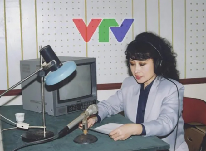 Nghe si Kim Tien ngay con cong tac tai VTV. Anh: VTV