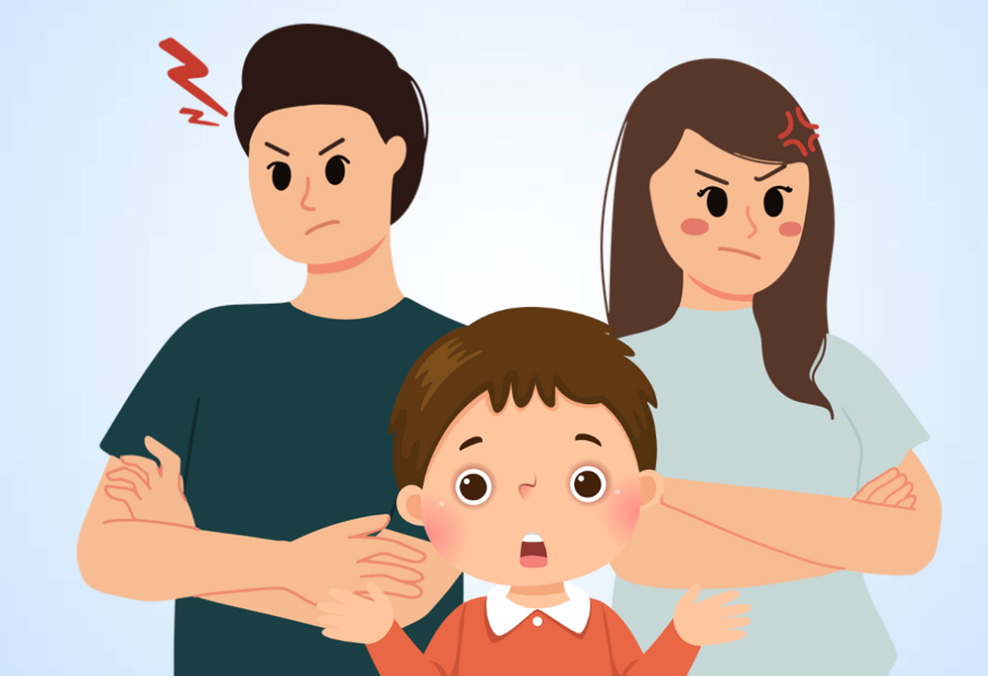 Signs that the intimacy between the couple has declined after becoming parents. Graphics: Thien Nhan