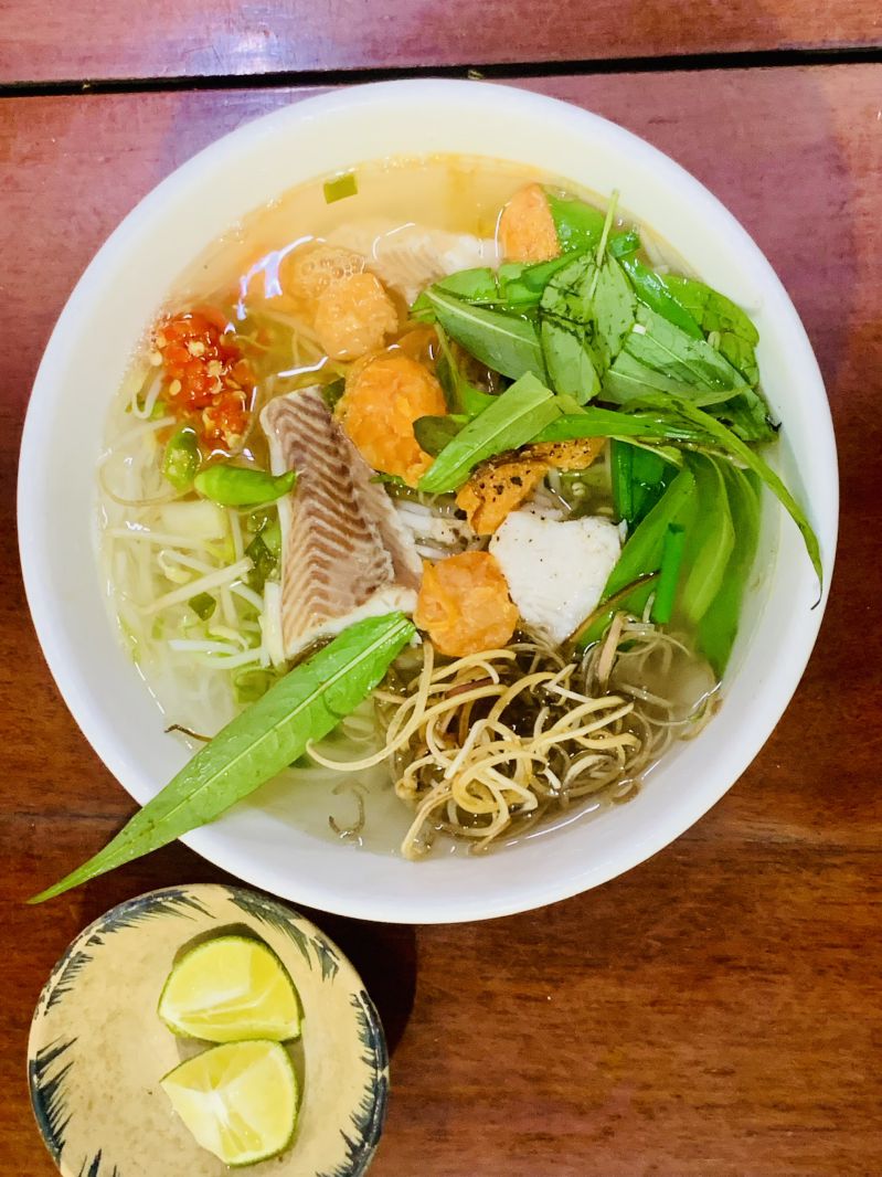 Rach Gia의 생선 쌀국수. 사진: Hai An