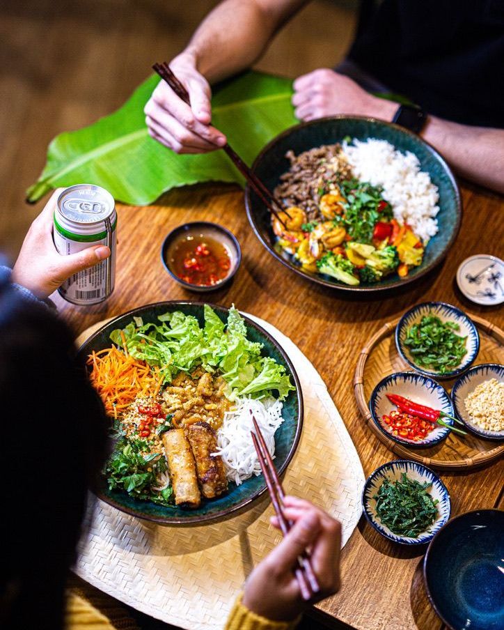 Bún bò Nam Bộ của Ôbobun. Ảnh: Nhân vật cung cấp