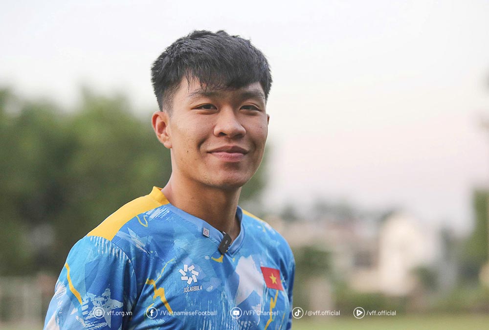 U23 베트남의 중앙 수비수 Pham Ly Duc. 사진: VFF