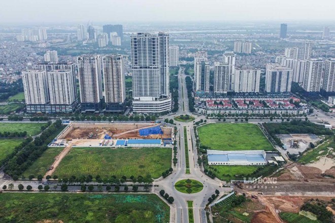 Khu do thi Tay Ho Tay (Ha Noi). Anh: Hai Anh 