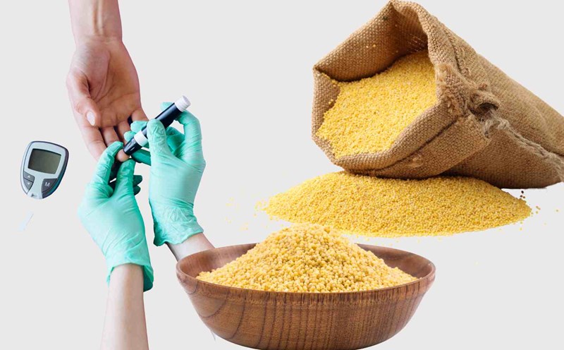 Supplementing millet properly is good for blood sugar. Graphics: Ha May