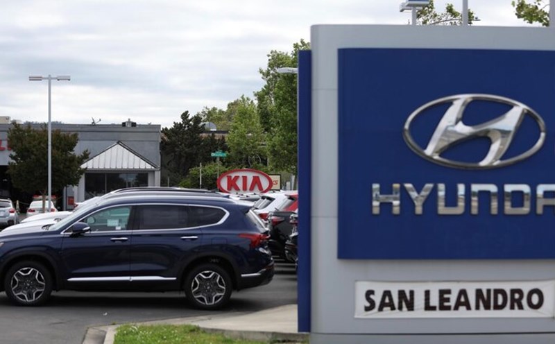 A Hyundai dealer in the US. Photo: Xinhua
