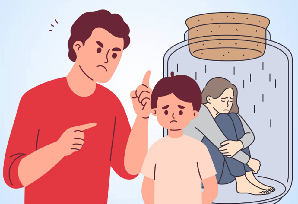 How parents affect their children's emotional and developmental goals. Graphics: Thien Nhan