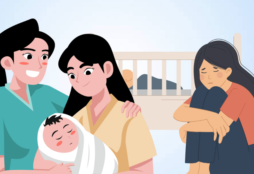 New challenges of motherhood and how to overcome them. Graphics: Thien Nhan