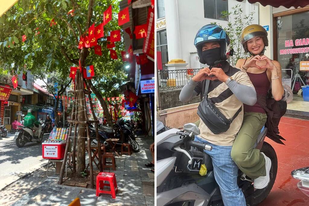 Sofie Chwe den Viet Nam du lich vao dung dip le Quoc khanh 2.9. Anh: cat tu video