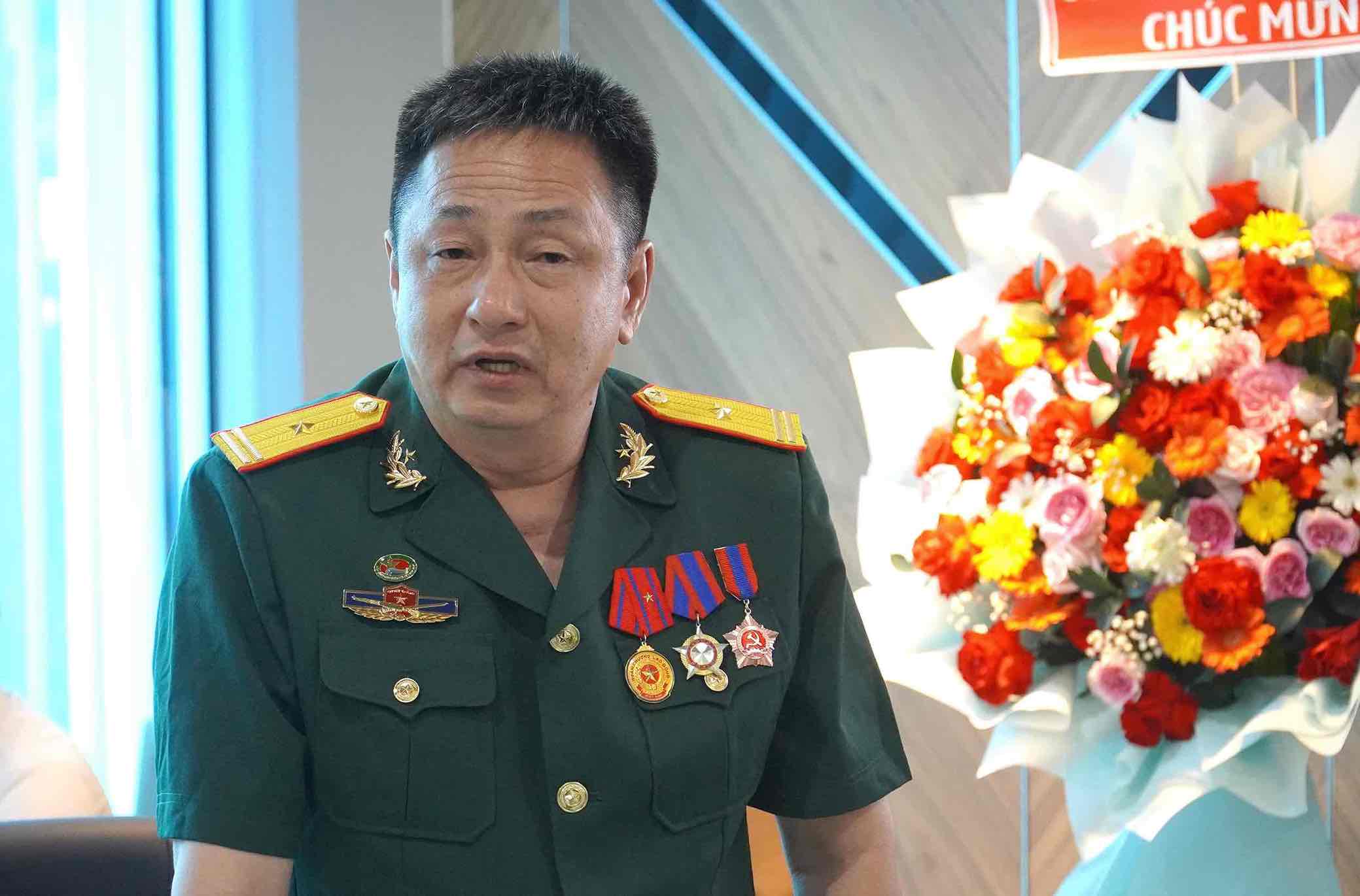 Ong Le Huy Hoang dam nhiem chuc vu Chu tich Hoi doanh nhan Cuu chien binh tinh Dong Nai sau sap nhap. Anh: HAC