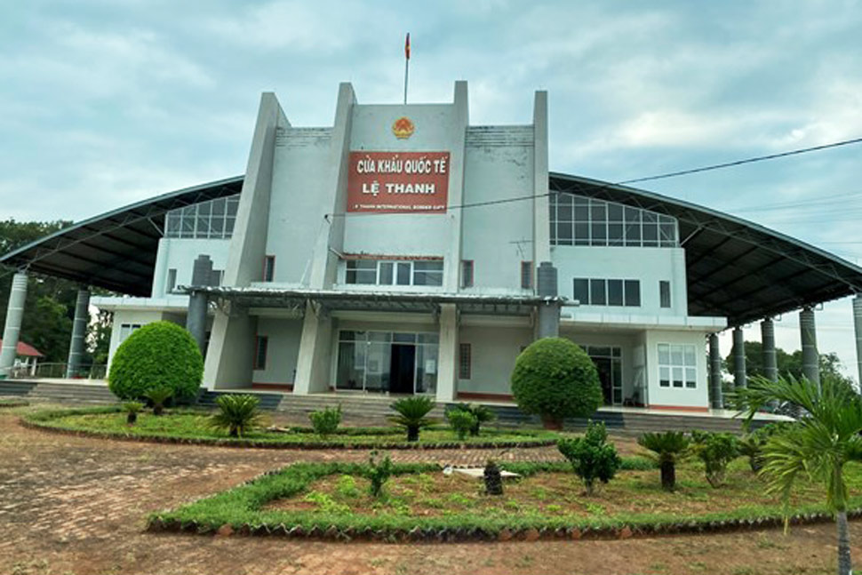 Le Thanh国際国境ゲートエリア。写真:Hoai Phuong