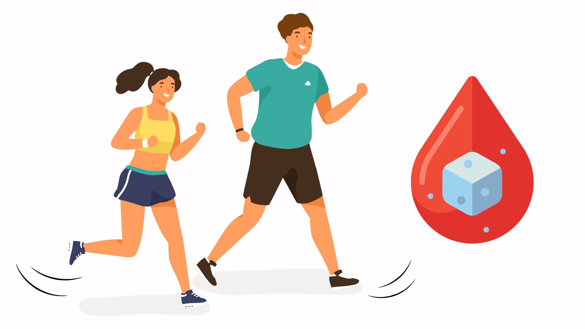 La pratique aerobie aide a controler la glycemie. Graphique: Thanh Thanh