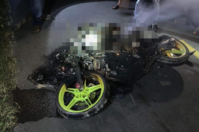 火災による死亡のイラスト。写真:Tran Tuan.