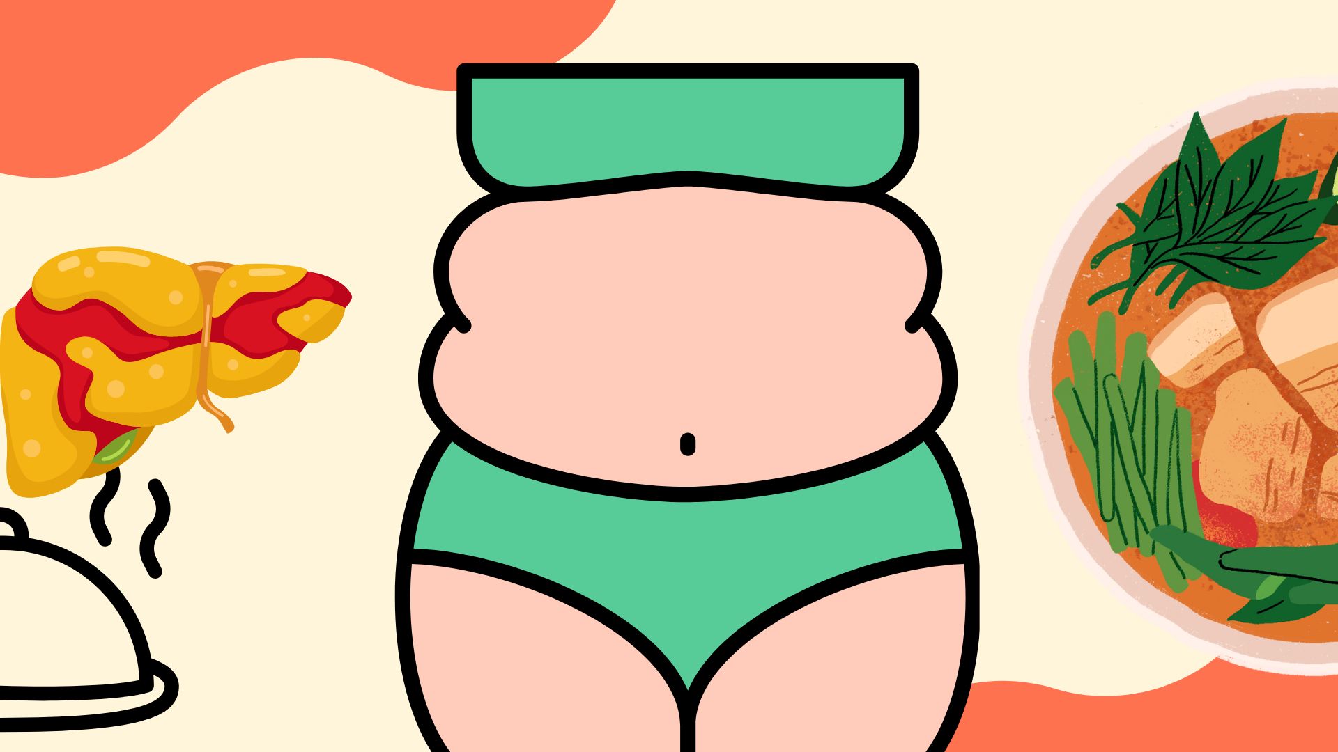 Do not drink too much gas-fortified or sugary water, which can easily cause visceral fat to accumulate. Graphic photo: Huong Son