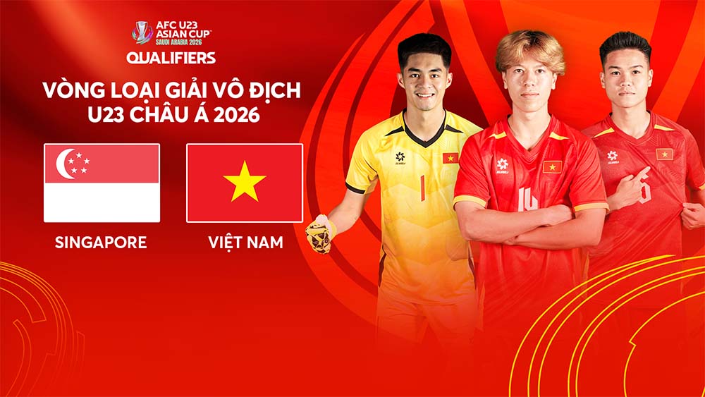 U23 베트남은 오늘(9월 6일) 오후 7시에 U23 싱가포르와 맞붙습니다. 사진: FPT Flay