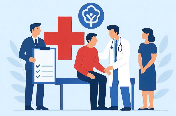 Ensuring the rights of health insurance participants is a top priority. Graphics: Huong Giang