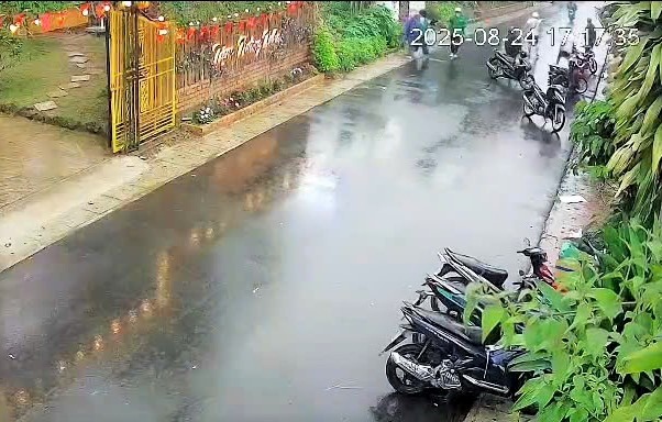 L'agression a ete enregistree par une camera a proximite. Photo : Lam Hong