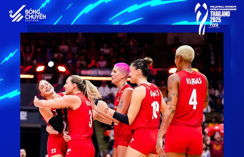 トルコバレーボール代表が2025年ワールドカップ決勝でイタリアと対戦。写真:FIVB