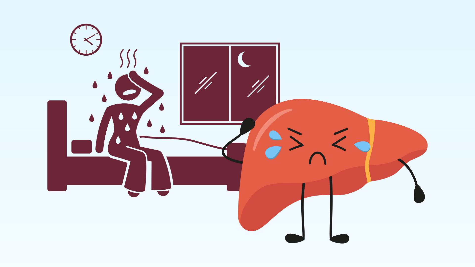 Sleep abnormalities can be a warning sign of poor liver health