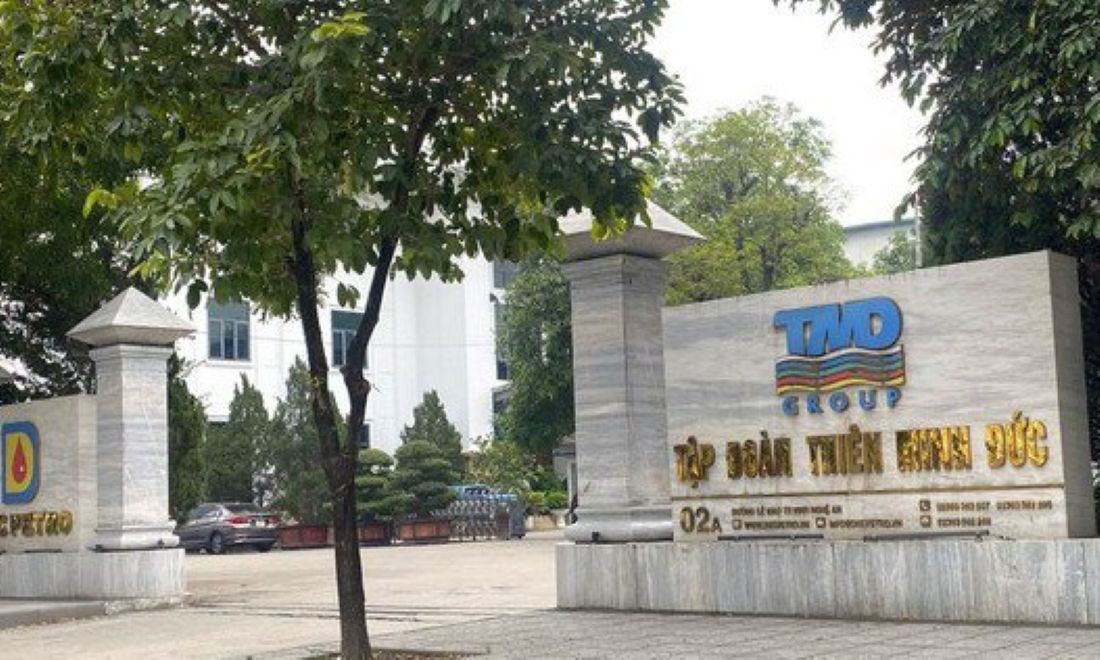 La societe par actions du groupe Thien Minh Duc (siege social dans le quartier de Thanh Vinh) est toujours en tete de la liste des creances fiscales a Nghe An lors de nombreuses periodes d'annonce. Photo : Hai Dang