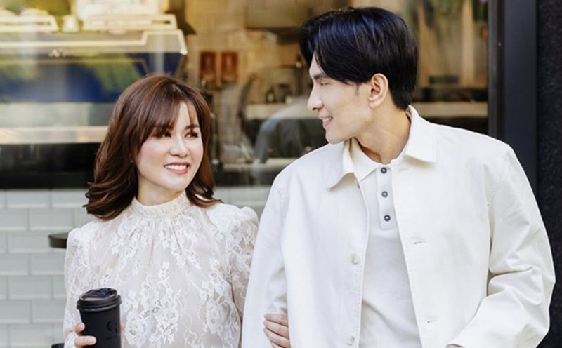 Dan Truong and his ex-wife in a series of recent photos. Photo: Character provided