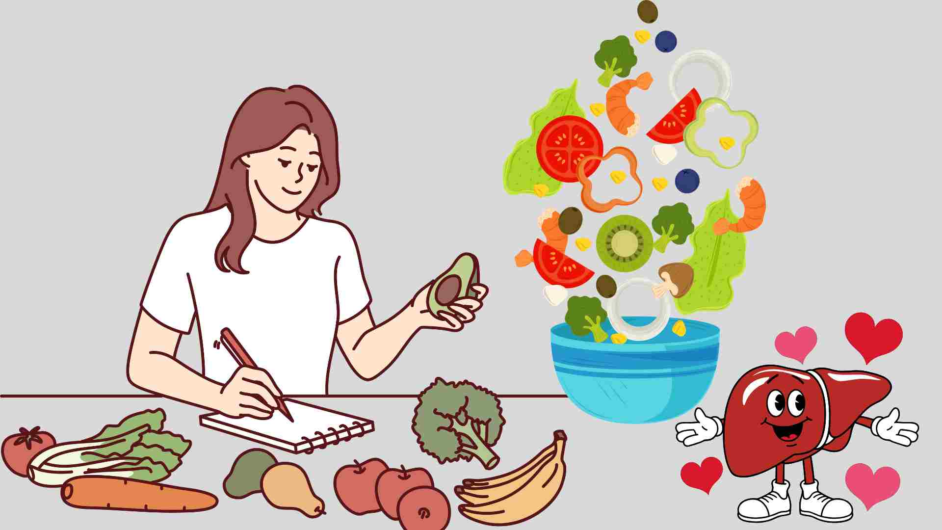 Diet affects liver function. Graphics: Ha May