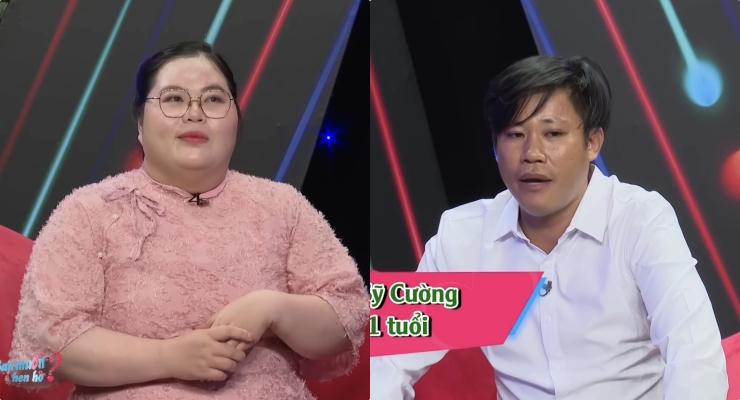 The couple on the show You Want to date. Photo: MCV Producer.