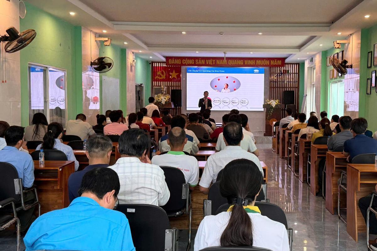 Vue du seminaire sur la culture de la securite dans les entreprises. Photo : Thanh An
