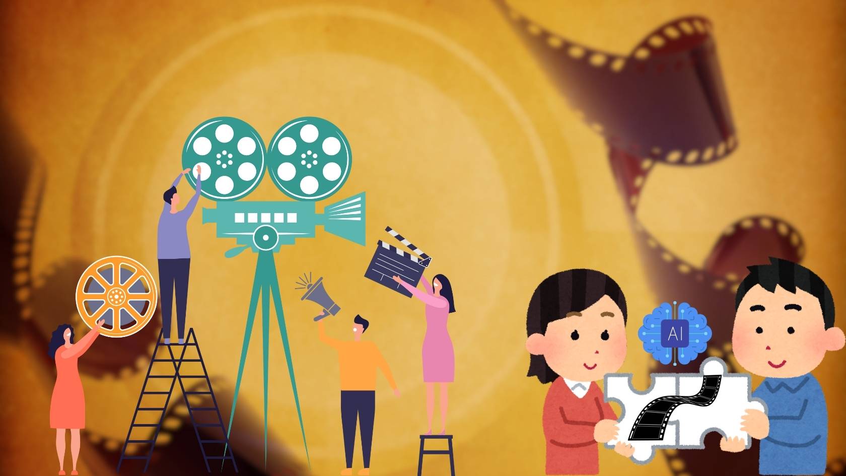 Startup AI hau thuan boi Amazon muon tai dung phim that lac cua Orson Welles. Do hoa: Hao Thien