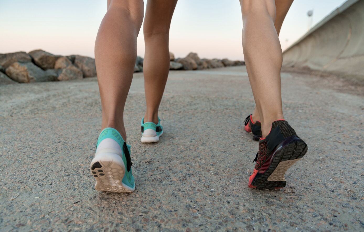 The right walking pose, the foundation for speed. Photo: Thuy Duong