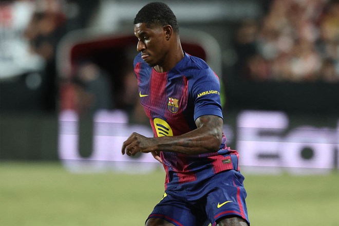 Rashford van thi dau te du duoc Hansi Flick trao nhieu co hoi. Anh: AFP